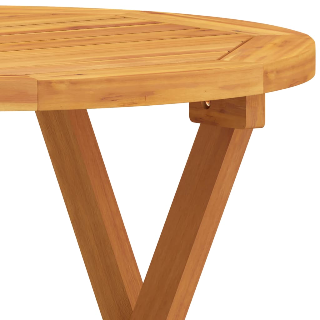vidaXL Masă de bistro, Ø46x47 cm, lemn masiv de acacia vidaXL Masă de bistro, Ø46x47 cm, lemn masiv de acacia