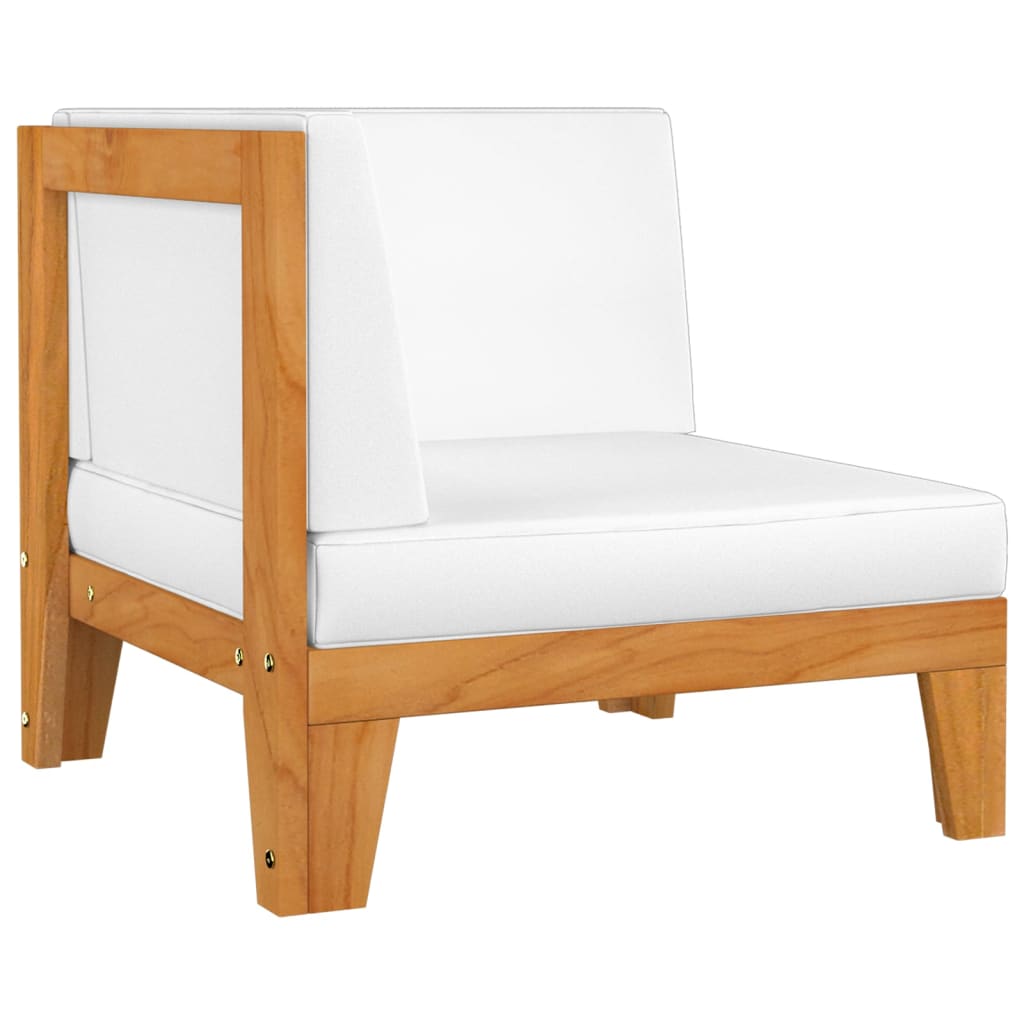 vidaXL Set mobilier de grădină cu perne, 2 piese, lemn masiv de acacia vidaXL Set mobilier de grădină cu perne, 2 piese, lemn masiv de acacia