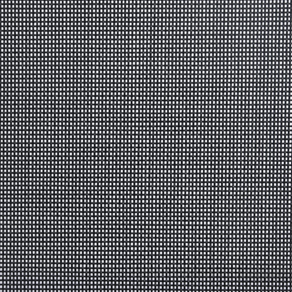 vidaXL Scaune de grădină pliante, 6 buc., negru, textilenă