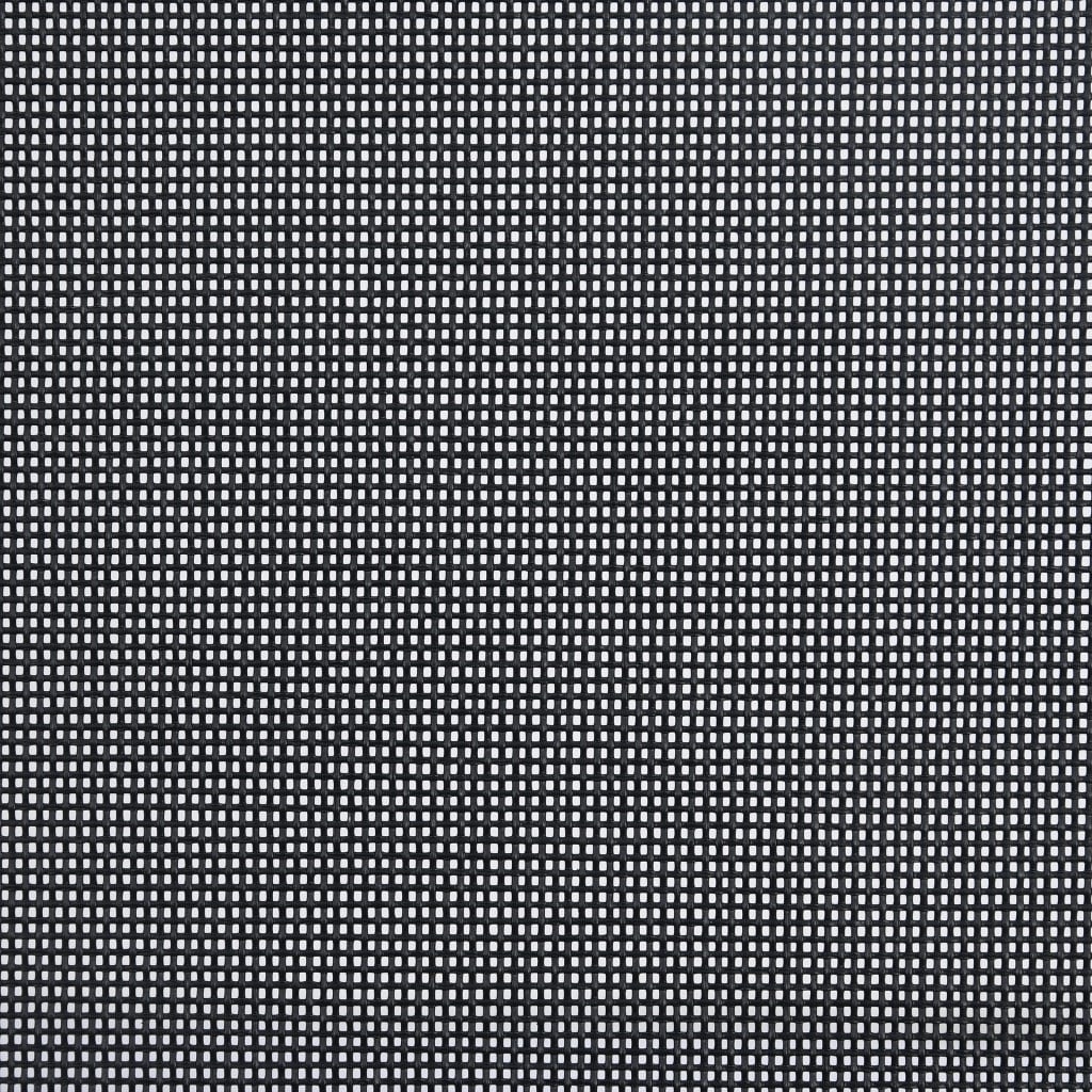 vidaXL Scaune de grădină pliante, 2 buc., negru, textilenă