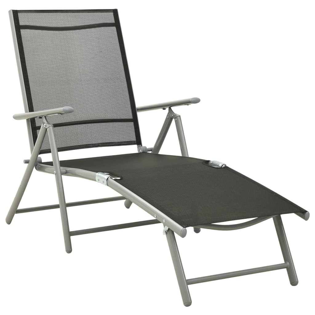vidaXL Set mobilier de grădină, 3 piese, argintiu, textilenă&aluminiu vidaXL Set mobilier de grădină, 3 piese, argintiu, textilenă&aluminiu