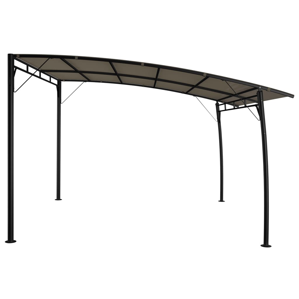 vidaXL Copertină pavilion de grădină, gri taupe, 3 x 3 x 2,55 m vidaXL Copertină pavilion de grădină, gri taupe, 3 x 3 x 2,55 m