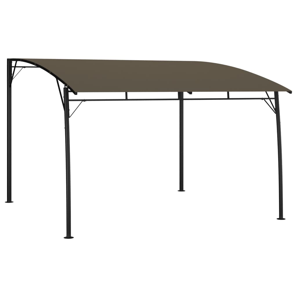 vidaXL Copertină pavilion de grădină, gri taupe, 3 x 3 x 2,55 m vidaXL Copertină pavilion de grădină, gri taupe, 3 x 3 x 2,55 m
