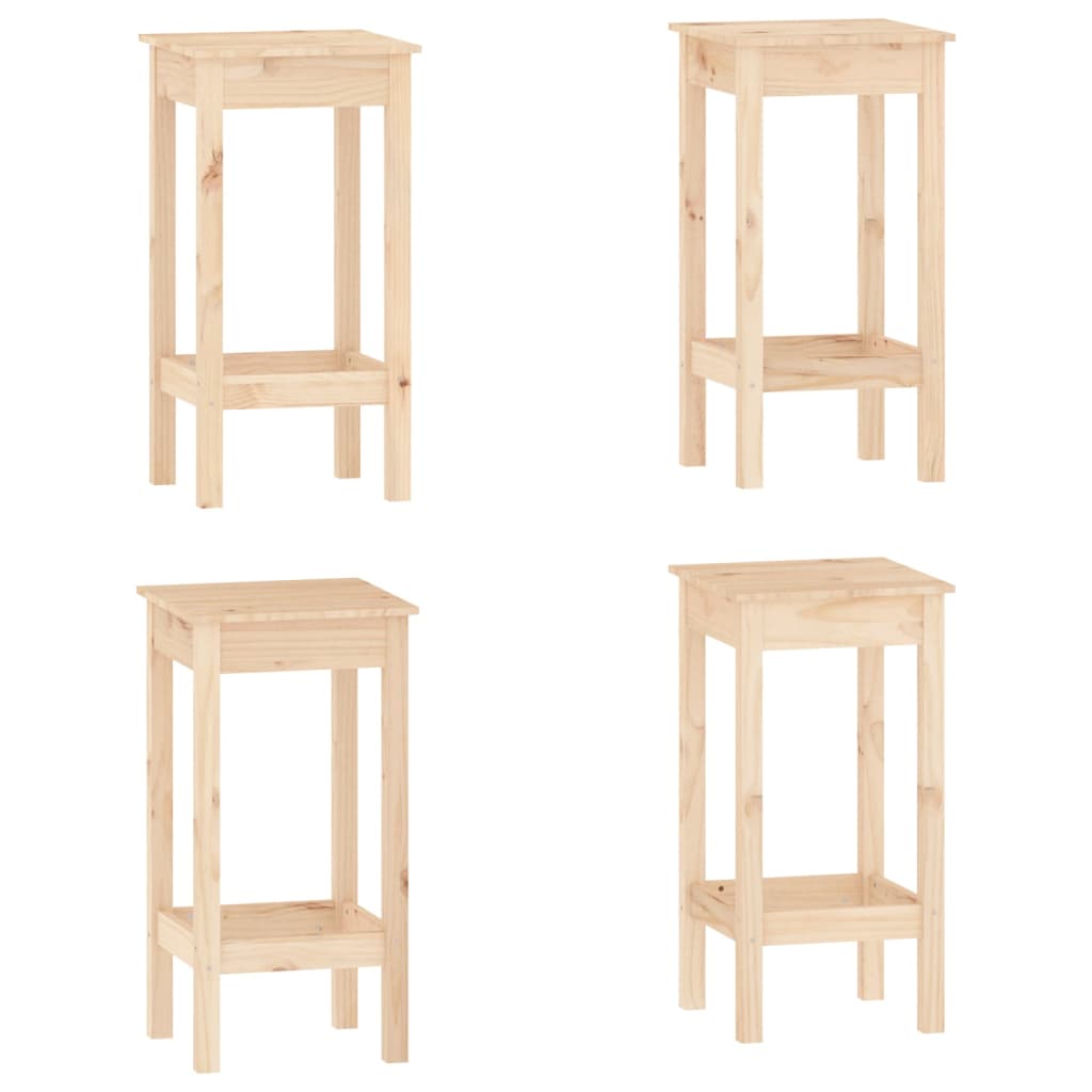 vidaXL Set mobilier de bar, 5 piese, lemn masiv de pin