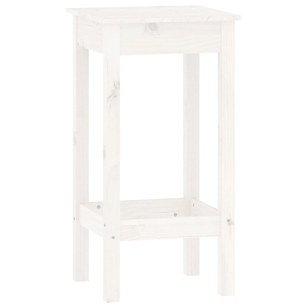 vidaXL Set mobilier de bar, 5 piese, alb, lemn masiv de pin vidaXL Set mobilier de bar, 5 piese, alb, lemn masiv de pin