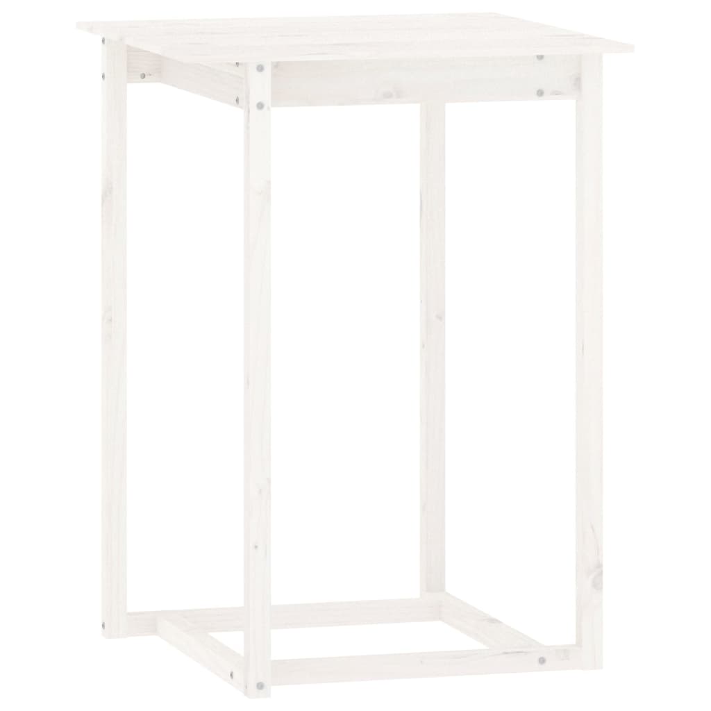 vidaXL Set mobilier de bar, 5 piese, alb, lemn masiv de pin vidaXL Set mobilier de bar, 5 piese, alb, lemn masiv de pin