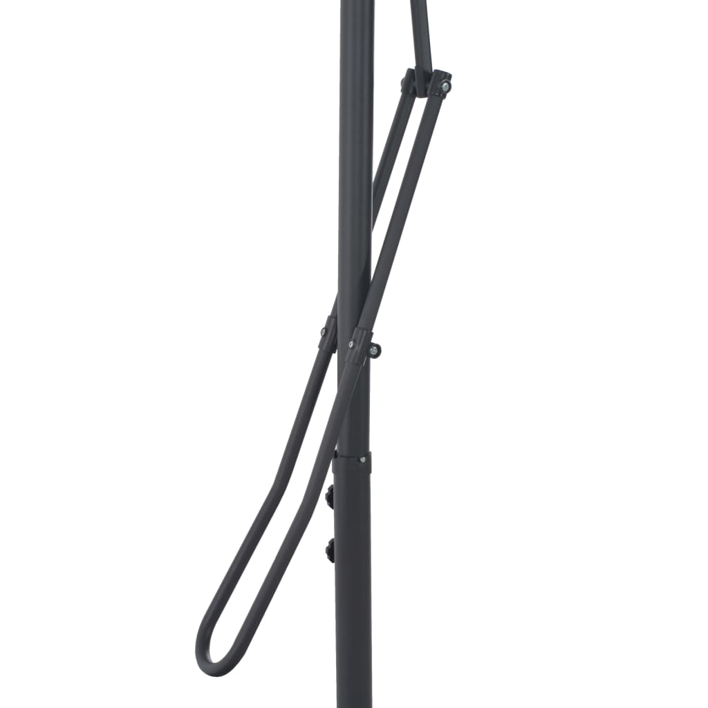 vidaXL Umbrelă de grădină, stâlp din oțel, roșu bordo, 250x250x230 cm vidaXL Umbrelă de grădină, stâlp din oțel, roșu bordo, 250x250x230 cm
