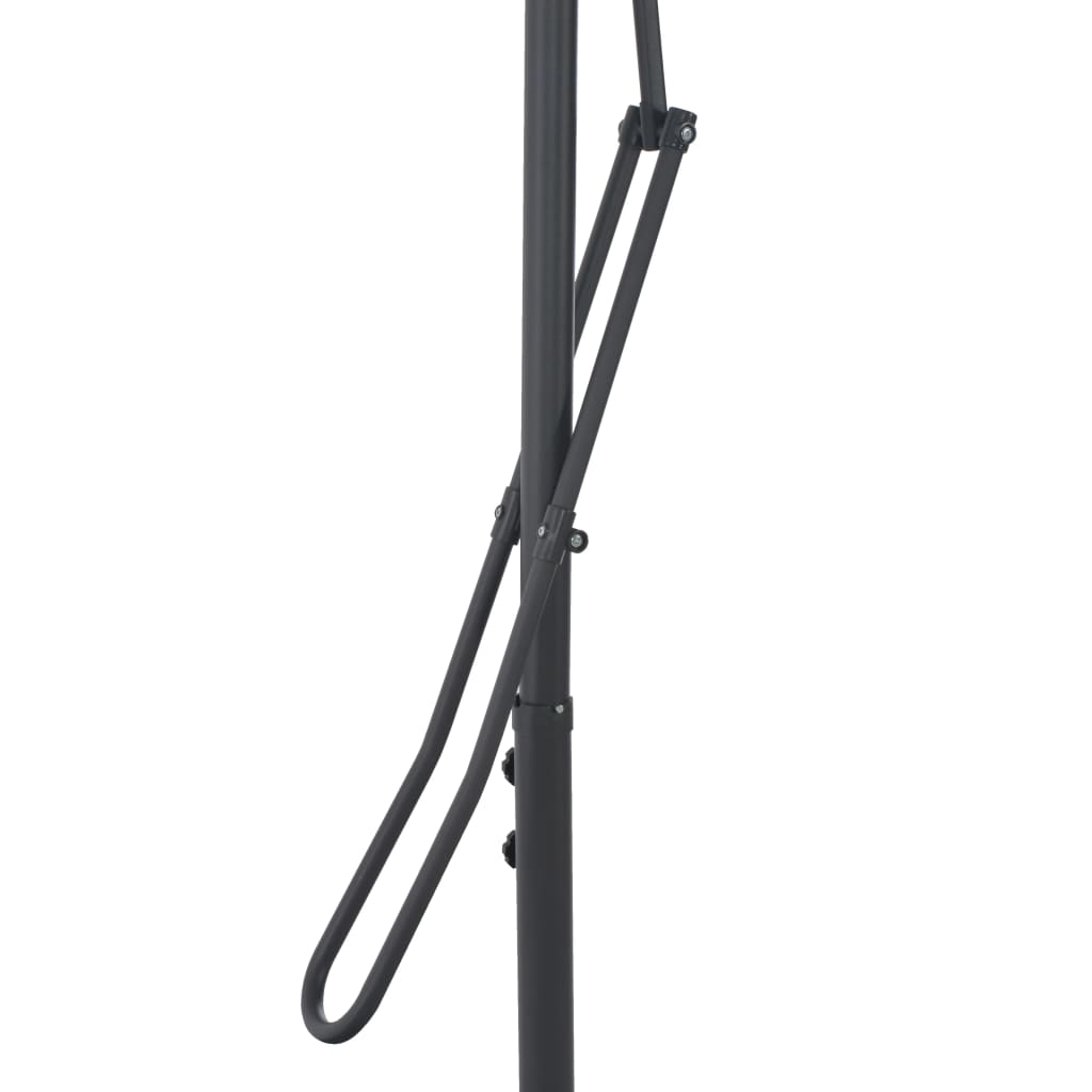 vidaXL Umbrelă de grădină, stâlp din oțel, negru, 250x250x230 cm vidaXL Umbrelă de grădină, stâlp din oțel, negru, 250x250x230 cm