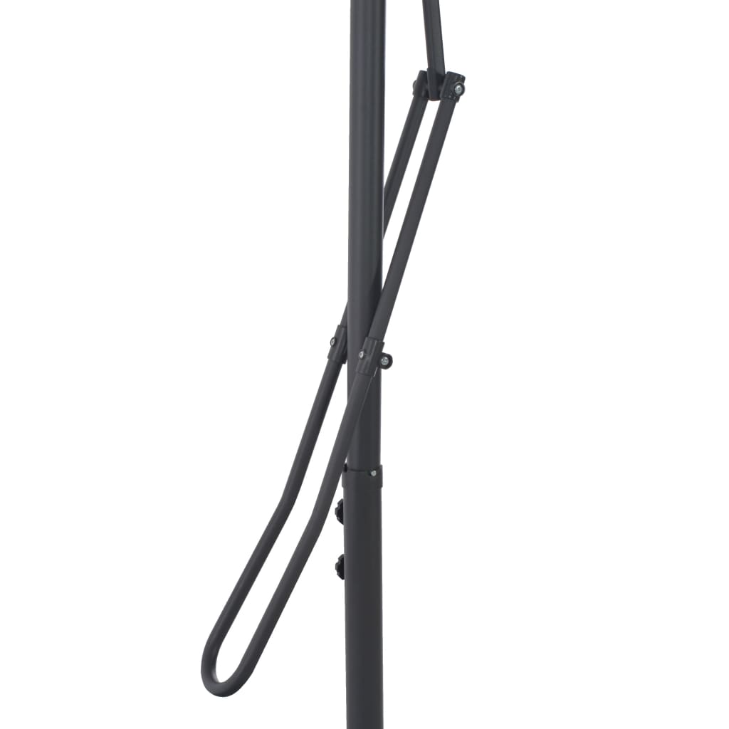 vidaXL Umbrelă de grădină, stâlp din oțel, roșu bordo, 300x230 cm vidaXL Umbrelă de grădină, stâlp din oțel, roșu bordo, 300x230 cm