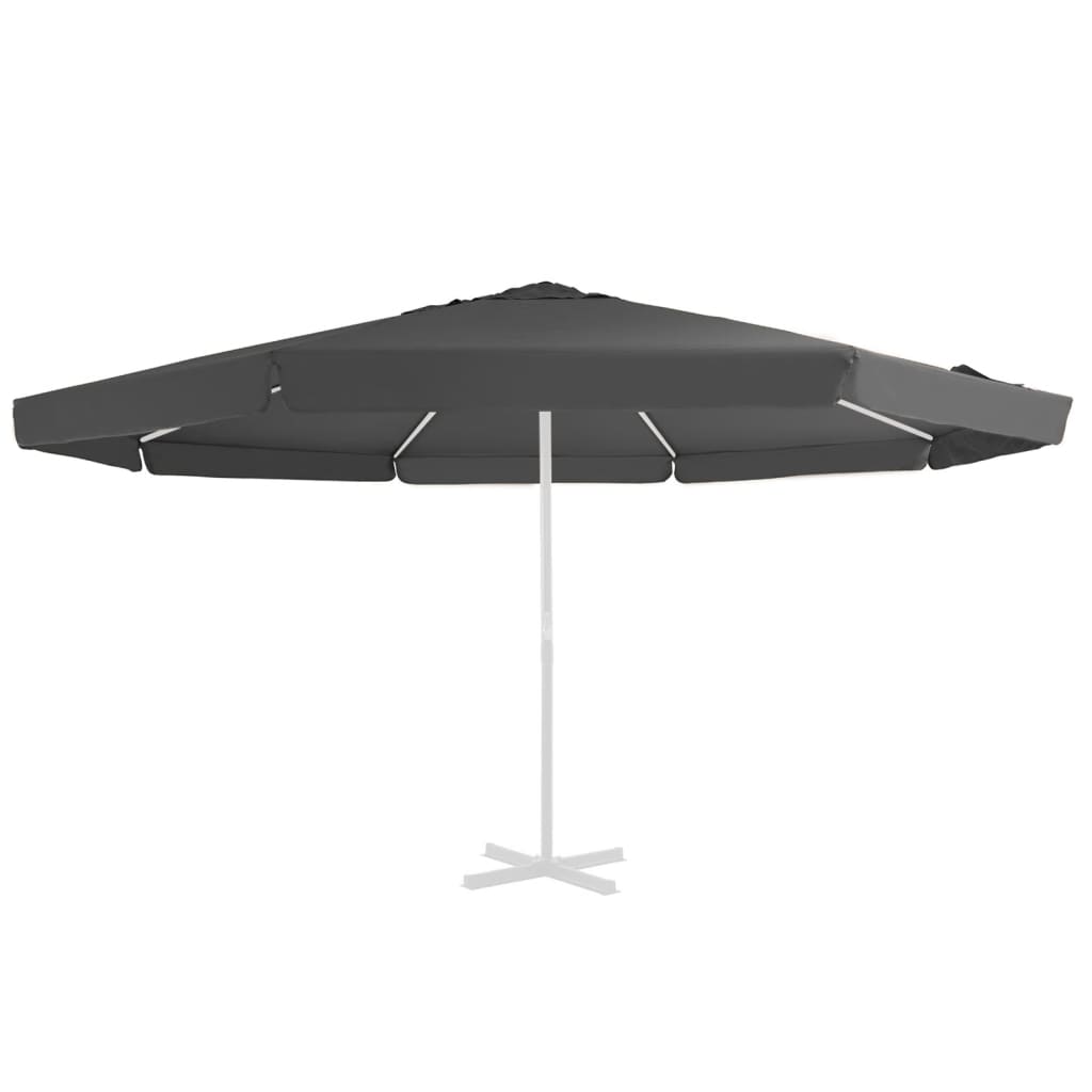vidaXL Pânză de schimb umbrelă de soare de exterior, antracit, 515 cm vidaXL Pânză de schimb umbrelă de soare de exterior, antracit, 515 cm