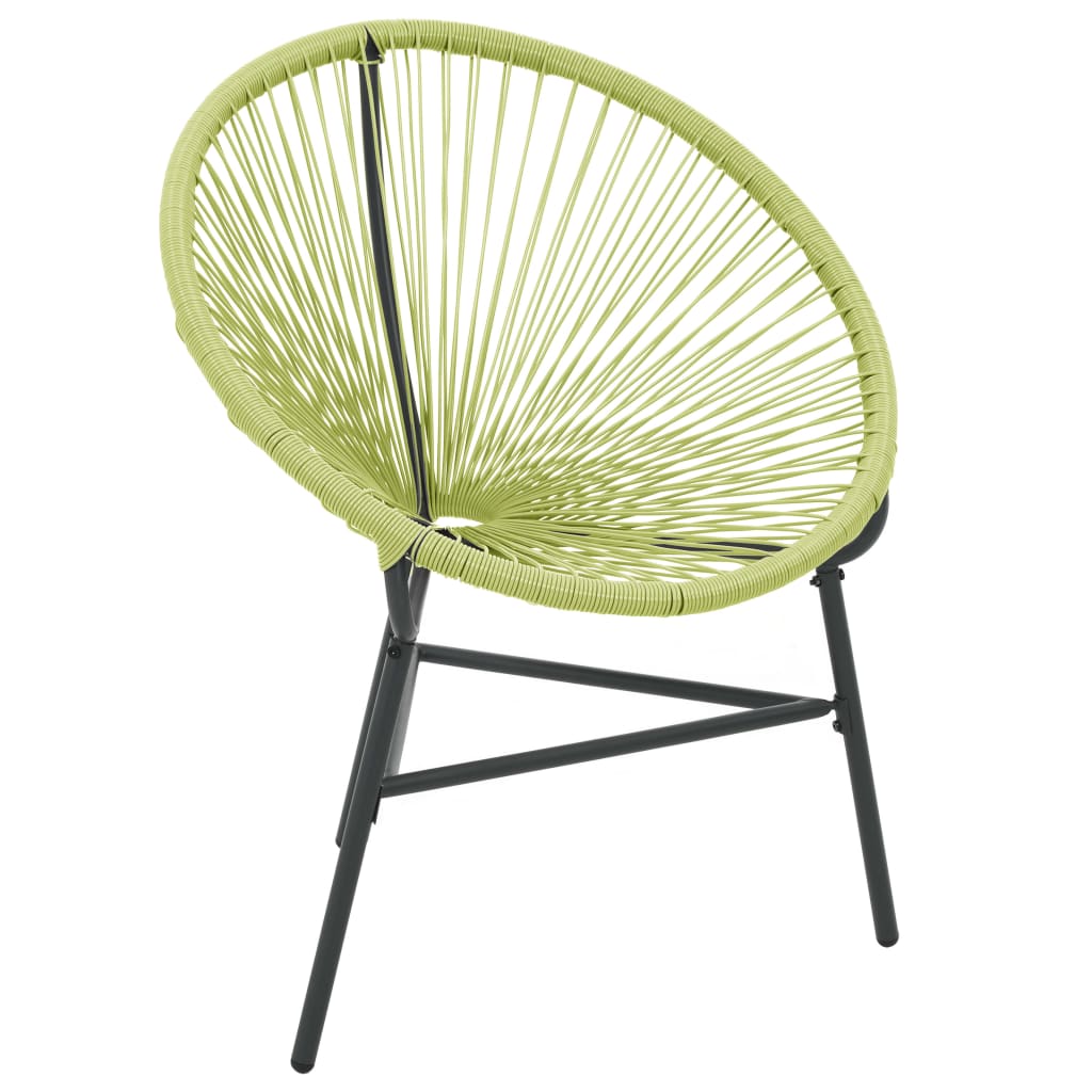 vidaXL Scaun Acapulco de grădină, verde, poliratan vidaXL Scaun Acapulco de grădină, verde, poliratan