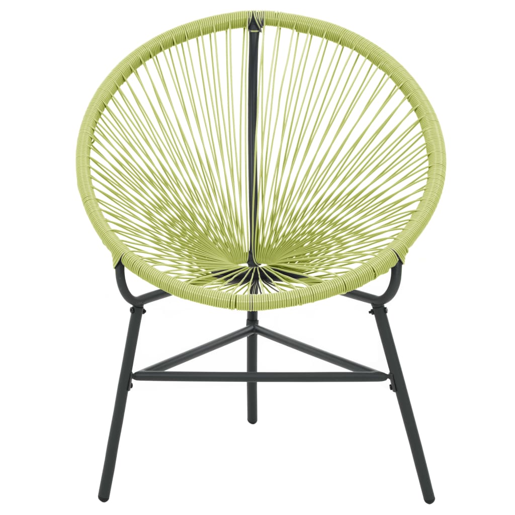 vidaXL Scaun Acapulco de grădină, verde, poliratan vidaXL Scaun Acapulco de grădină, verde, poliratan
