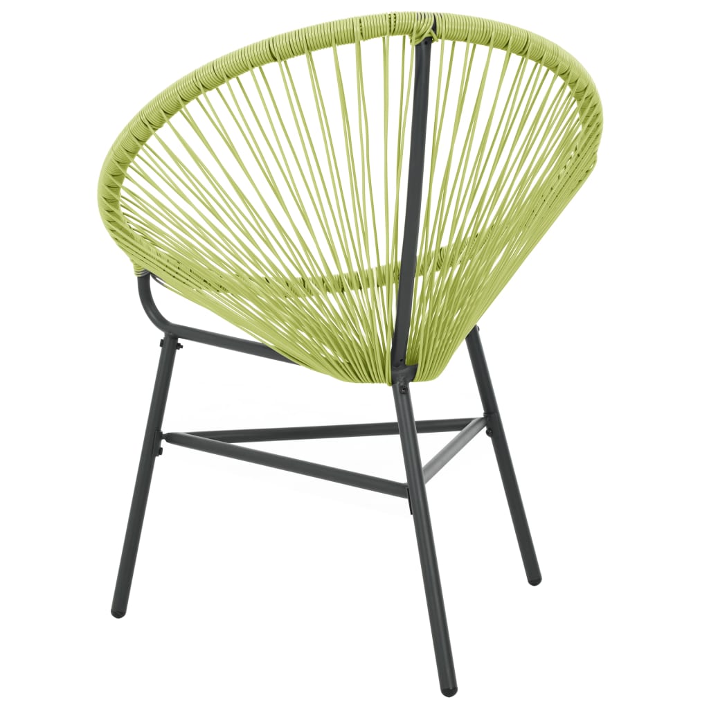 vidaXL Scaun Acapulco de grădină, verde, poliratan vidaXL Scaun Acapulco de grădină, verde, poliratan