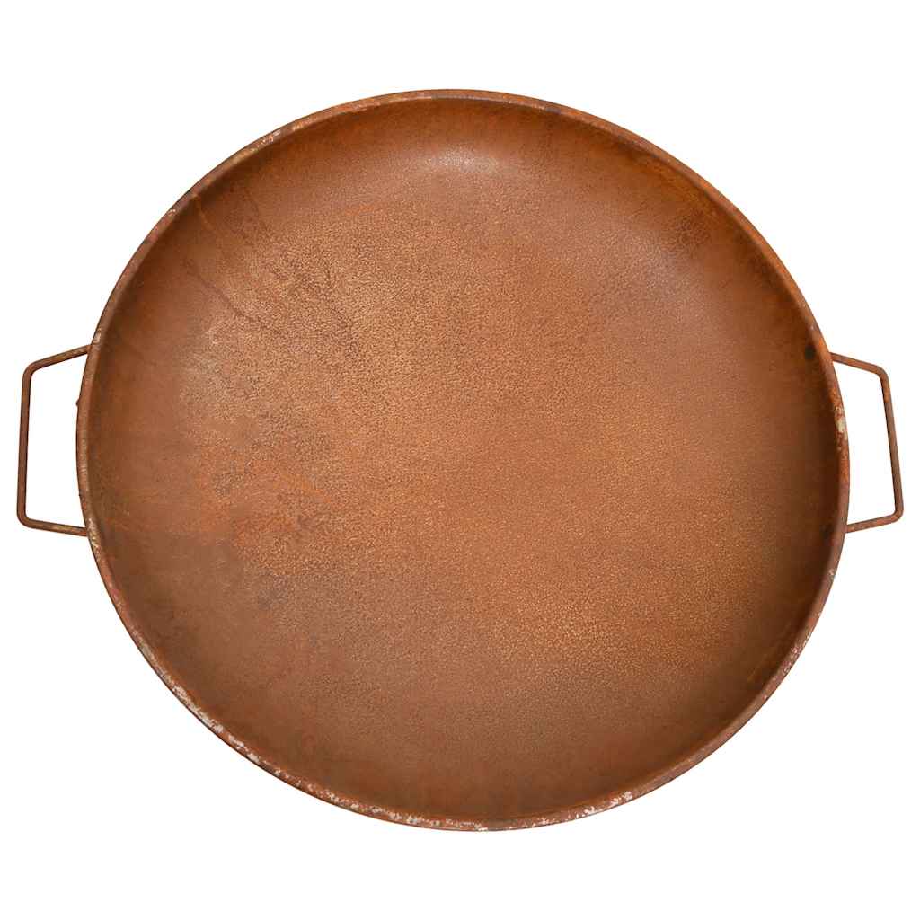 vidaXL Vatră de foc, 67,5x58x22,5 cm, oțel vidaXL Vatră de foc, 67,5x58x22,5 cm, oțel