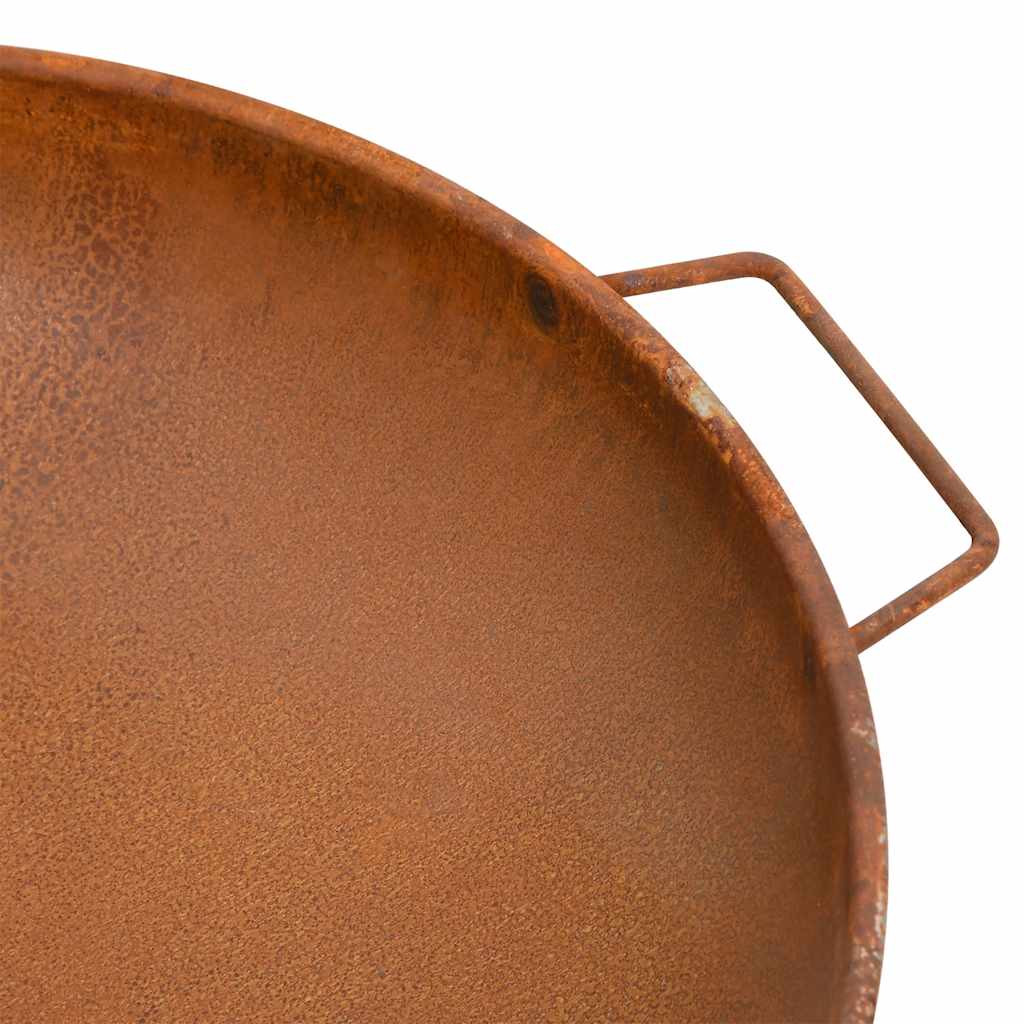 vidaXL Vatră de foc, 67,5x58x22,5 cm, oțel vidaXL Vatră de foc, 67,5x58x22,5 cm, oțel