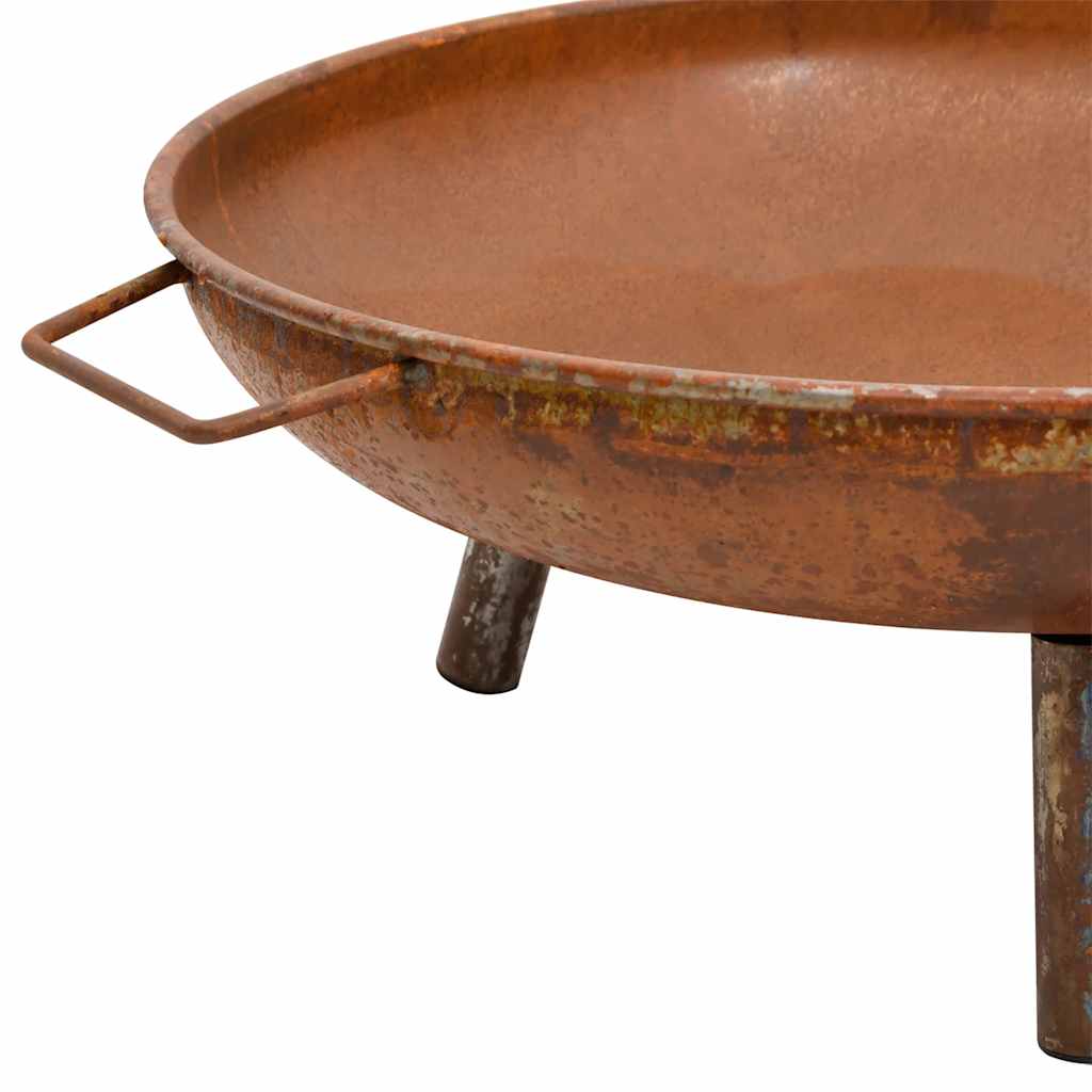 vidaXL Vatră de foc, 67,5x58x22,5 cm, oțel vidaXL Vatră de foc, 67,5x58x22,5 cm, oțel