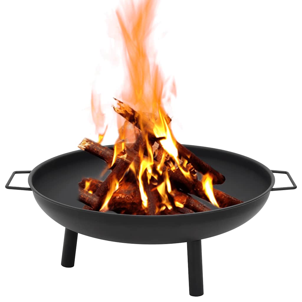 vidaXL Vatră de foc, 67,5x58x22,5 cm, oțel vidaXL Vatră de foc, 67,5x58x22,5 cm, oțel
