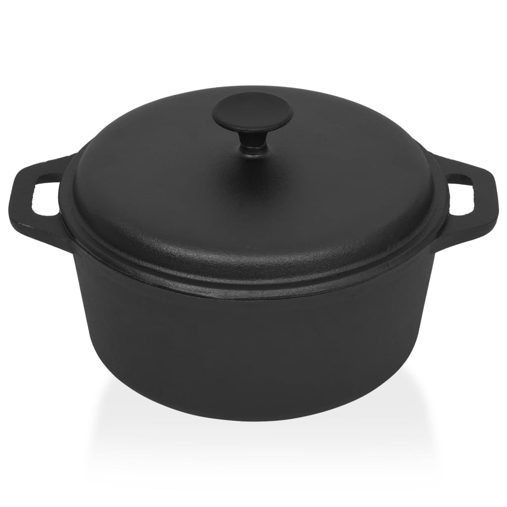 vidaXL Oală, Ø26,5 cm, fontă vidaXL Oală, Ø26,5 cm, fontă