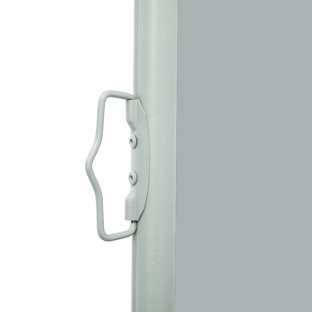 vidaXL Copertină laterală retractabilă de terasă, gri, 140 x 600 cm vidaXL Copertină laterală retractabilă de terasă, gri, 140 x 600 cm
