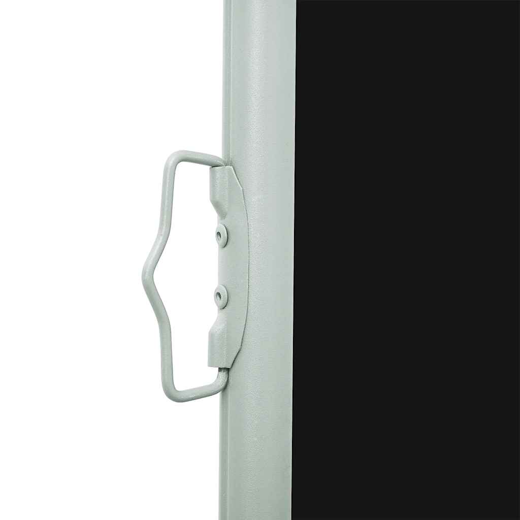 vidaXL Copertină laterală retractabilă de terasă, negru, 600 x 160 cm vidaXL Copertină laterală retractabilă de terasă, negru, 600 x 160 cm