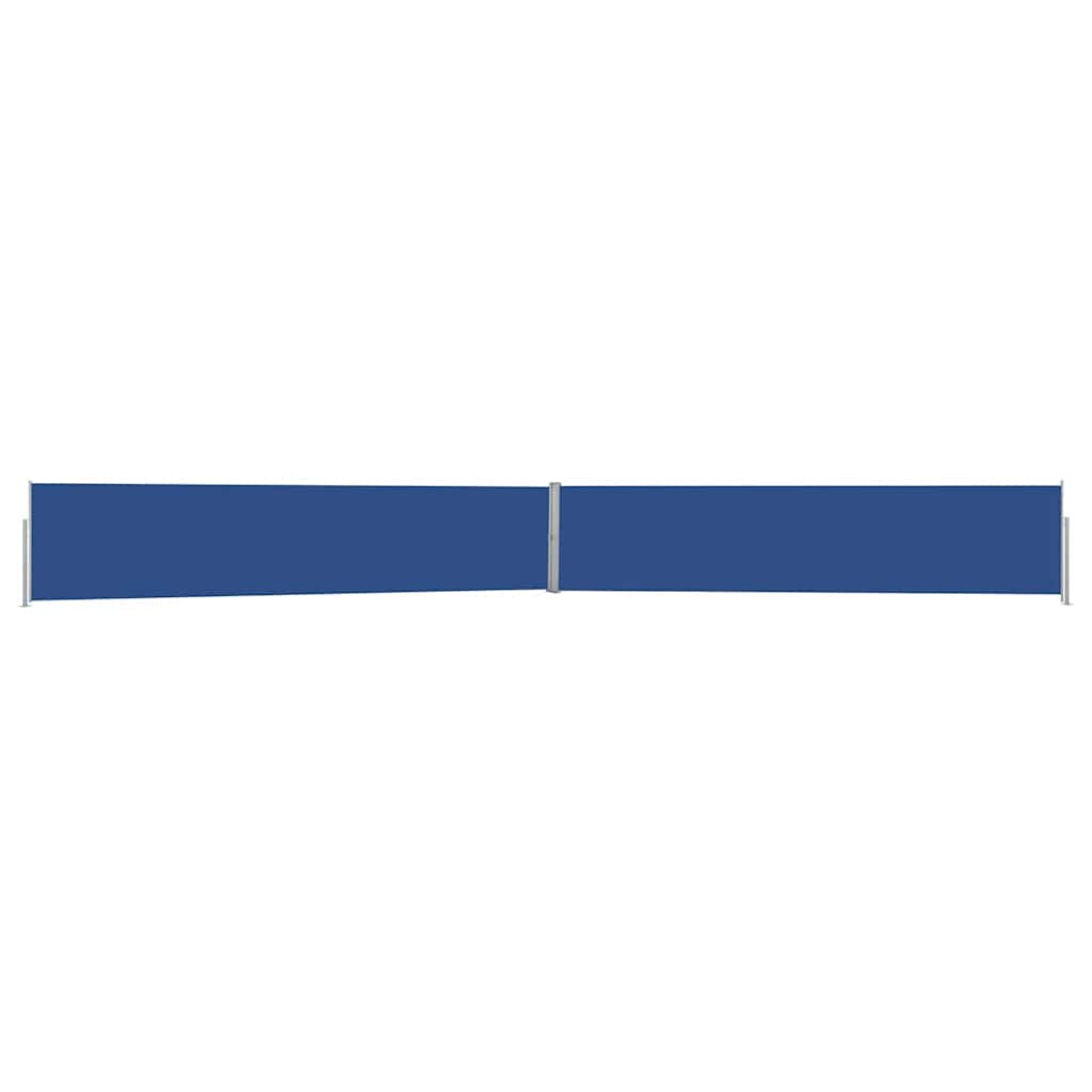 vidaXL Copertină laterală retractabilă de terasă albastru 140x1200 cm vidaXL Copertină laterală retractabilă de terasă albastru 140x1200 cm
