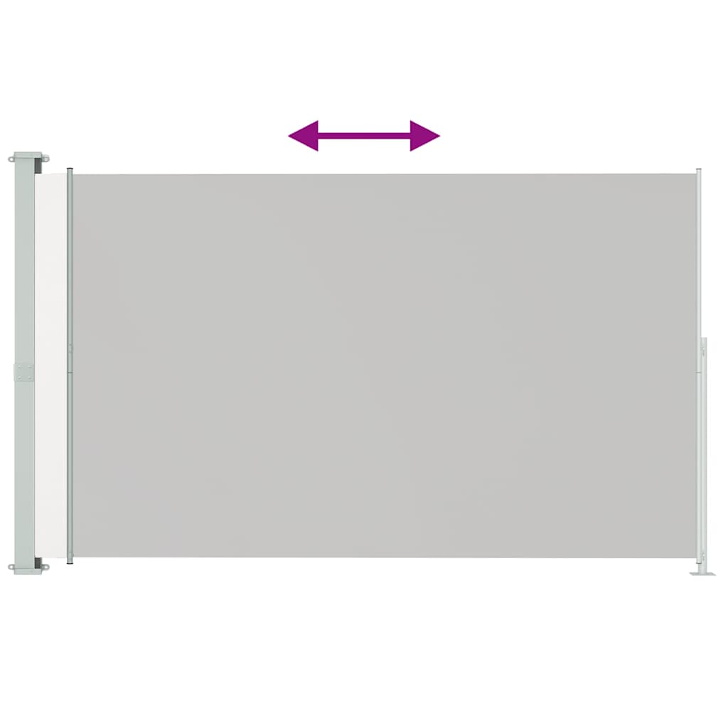 vidaXL Copertină laterală retractabilă de terasă, crem, 180x300 cm vidaXL Copertină laterală retractabilă de terasă, crem, 180x300 cm