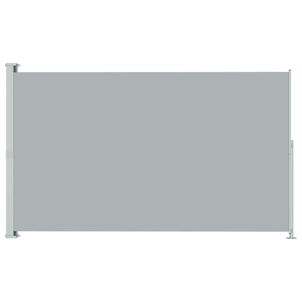 vidaXL Copertină laterală retractabilă de terasă, gri, 180x300 cm vidaXL Copertină laterală retractabilă de terasă, gri, 180x300 cm