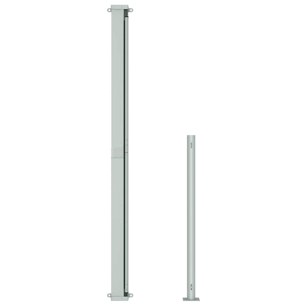 vidaXL Copertină laterală retractabilă de terasă, gri, 180x300 cm vidaXL Copertină laterală retractabilă de terasă, gri, 180x300 cm