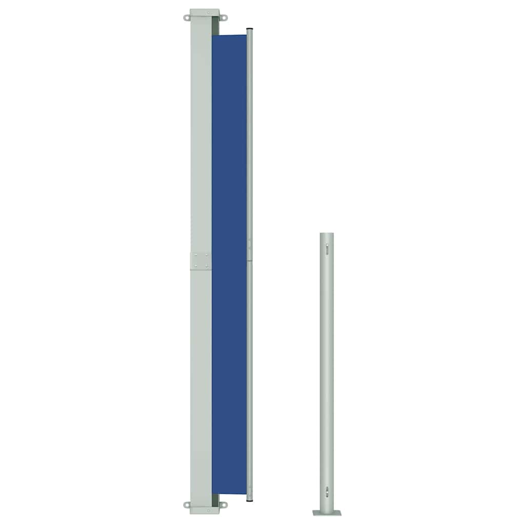 vidaXL Copertină laterală retractabilă de terasă, albastru, 180x500 cm vidaXL Copertină laterală retractabilă de terasă, albastru, 180x500 cm