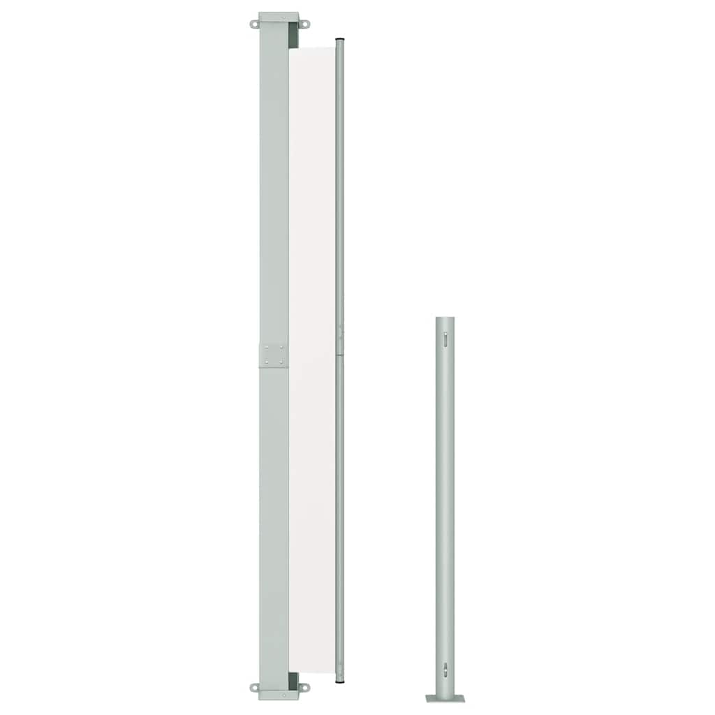 vidaXL Copertină laterală retractabilă de terasă, crem, 200 x 300 cm vidaXL Copertină laterală retractabilă de terasă, crem, 200 x 300 cm