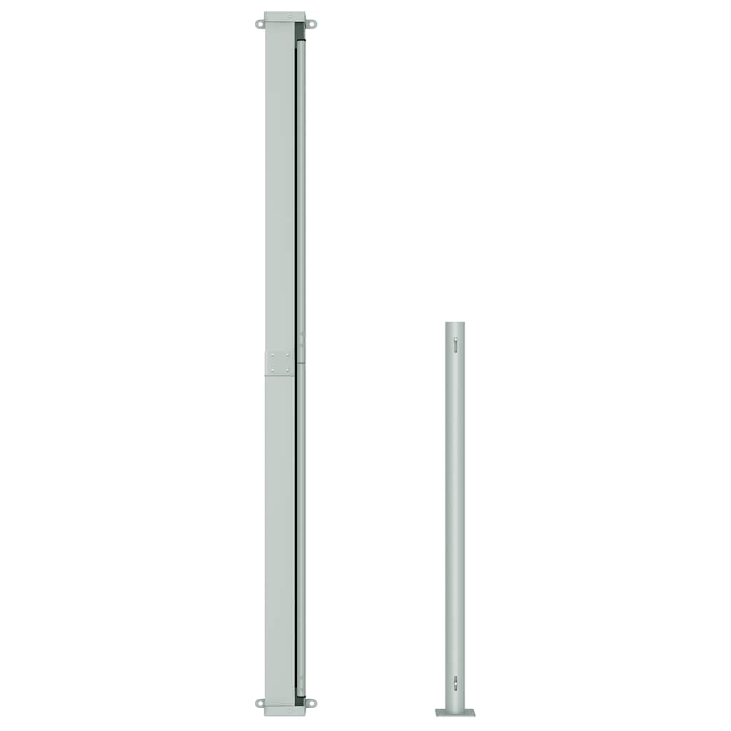 vidaXL Copertină laterală retractabilă de terasă, negru, 200 x 500 cm vidaXL Copertină laterală retractabilă de terasă, negru, 200 x 500 cm