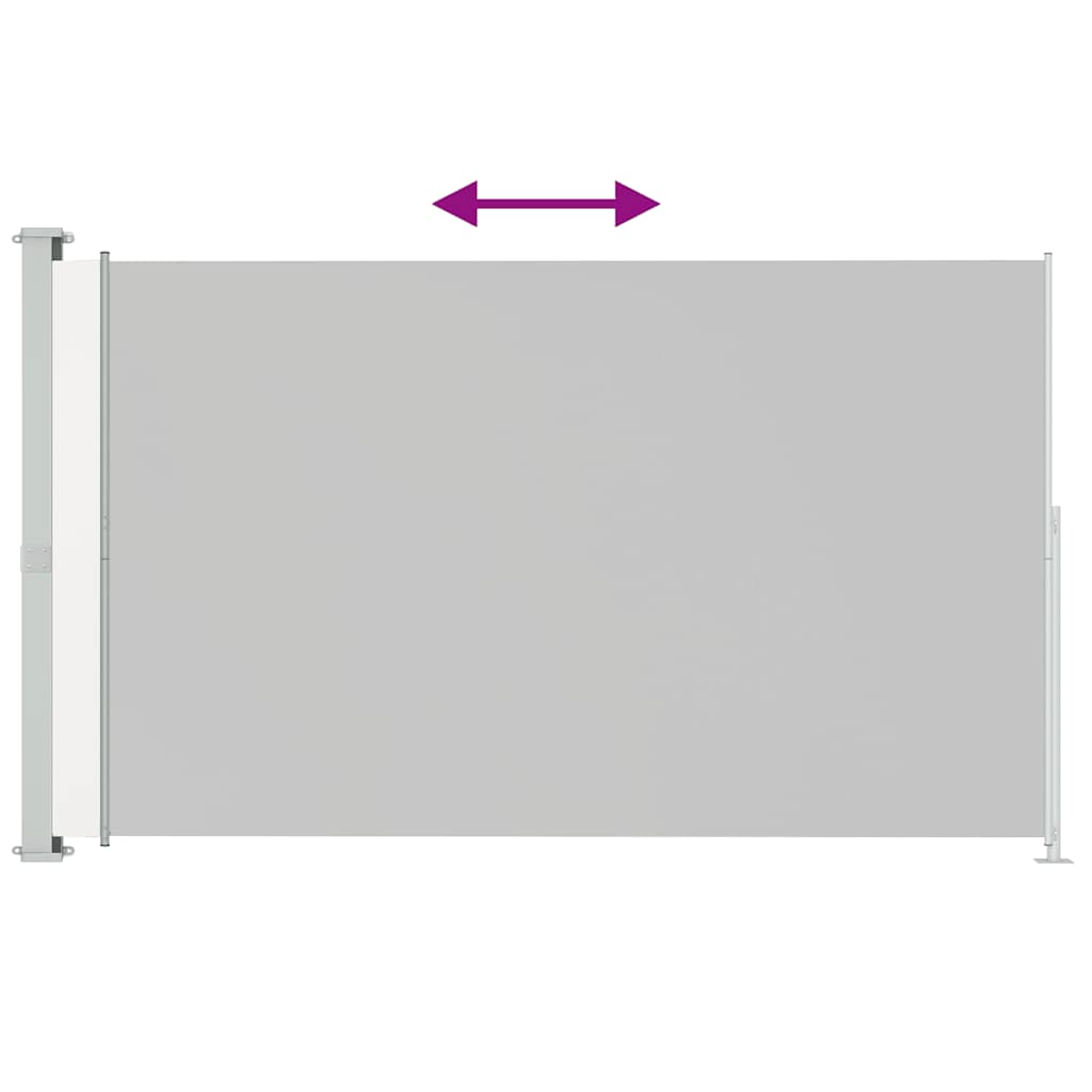 vidaXL Copertină laterală retractabilă de terasă, crem, 220 x 300 cm vidaXL Copertină laterală retractabilă de terasă, crem, 220 x 300 cm
