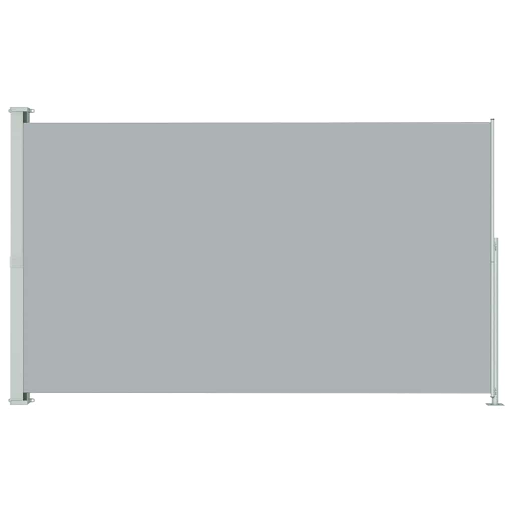 vidaXL Copertină laterală retractabilă de terasă, gri, 220x300 cm vidaXL Copertină laterală retractabilă de terasă, gri, 220x300 cm