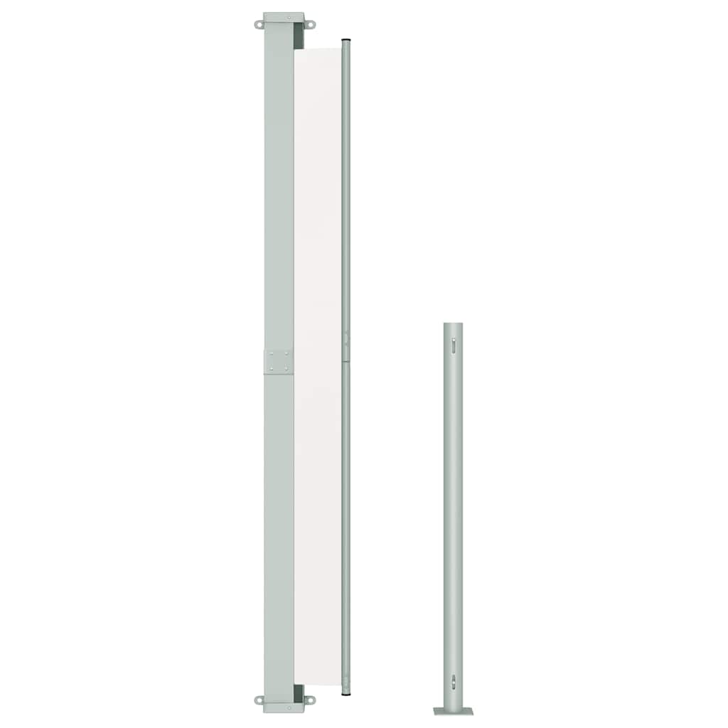 vidaXL Copertină laterală retractabilă de terasă, crem, 220 x 500 cm
