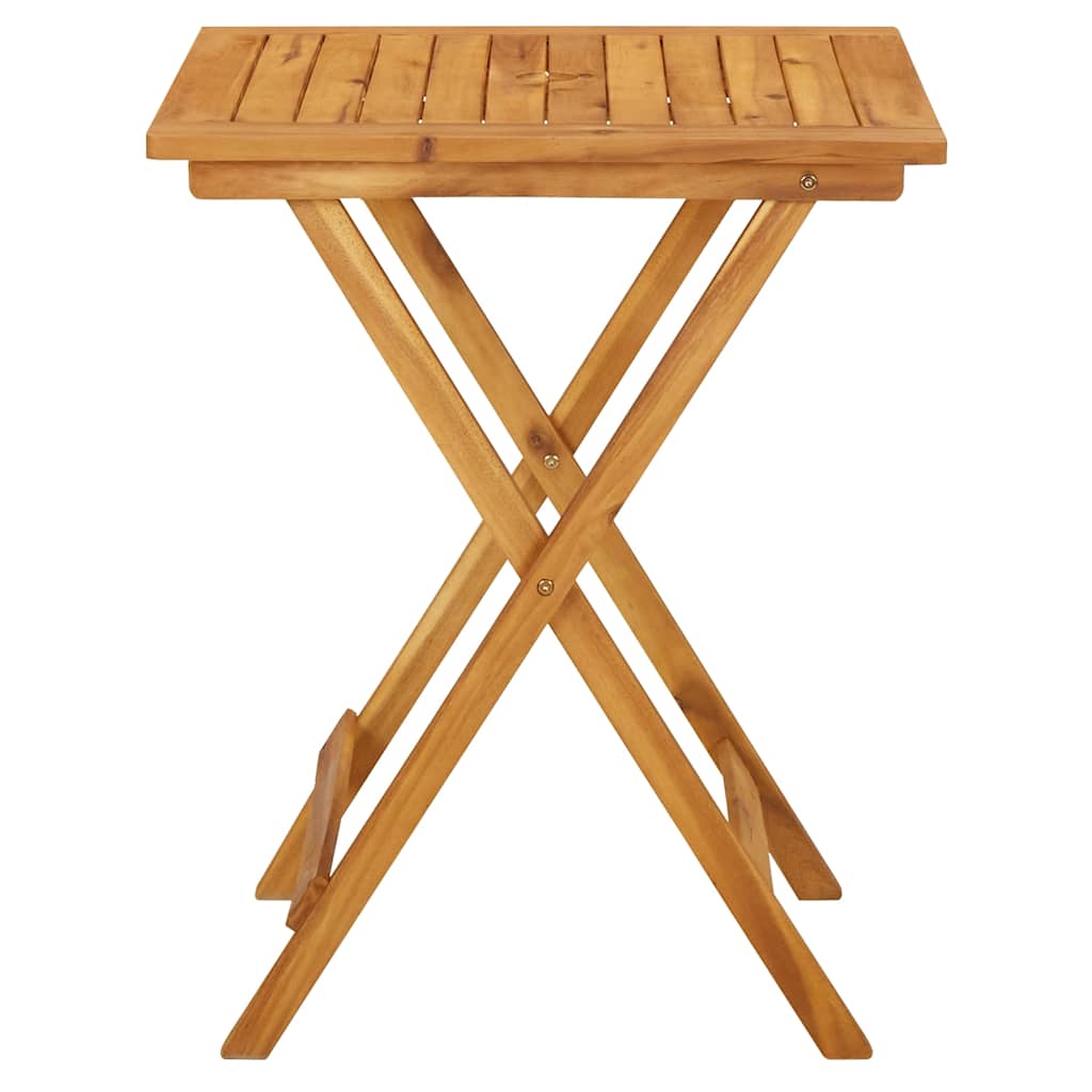 vidaXL Masă de grădină pliabilă, 60 x 60 x 75 cm, lemn masiv acacia vidaXL Masă de grădină pliabilă, 60 x 60 x 75 cm, lemn masiv acacia