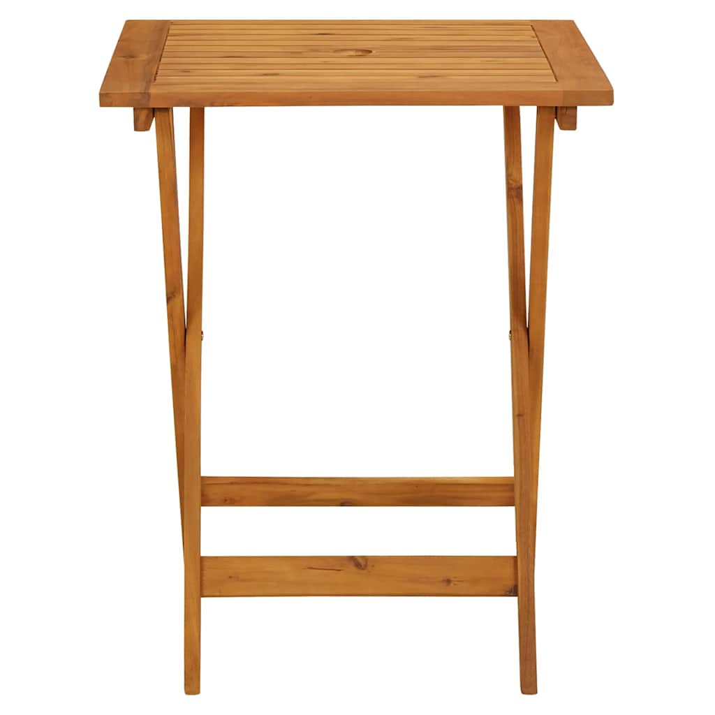 vidaXL Masă de grădină pliabilă, 60 x 60 x 75 cm, lemn masiv acacia vidaXL Masă de grădină pliabilă, 60 x 60 x 75 cm, lemn masiv acacia