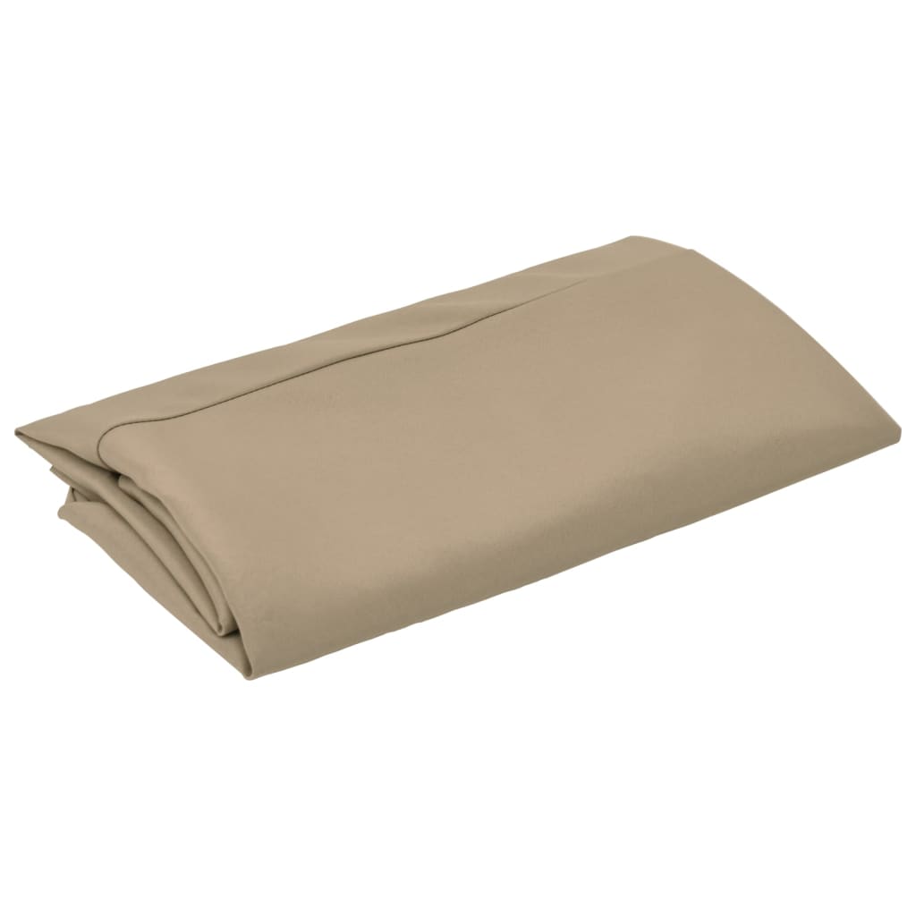 vidaXL Pânză de schimb umbrelă de soare de exterior gri taupe 300 cm
