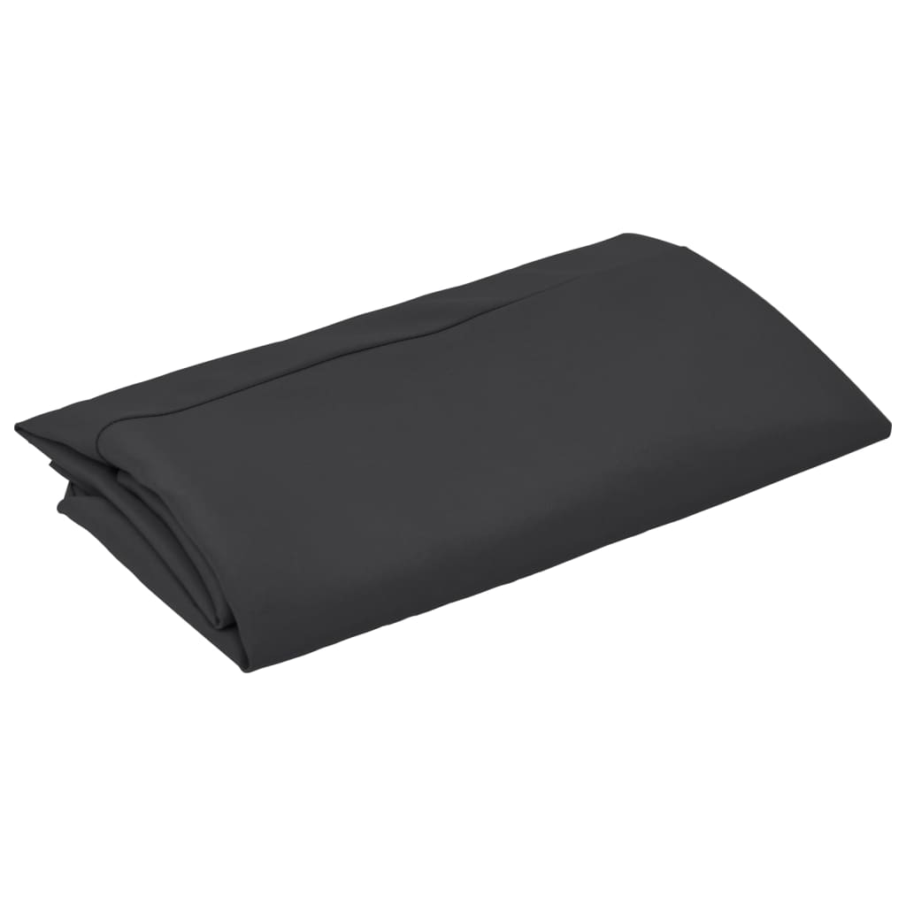 vidaXL Pânză de schimb umbrelă de soare de exterior, negru, 300 cm