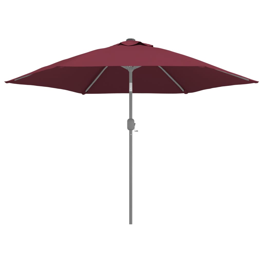 vidaXL Pânză de schimb umbrelă de soare de exterior roșu bordo 300 cm