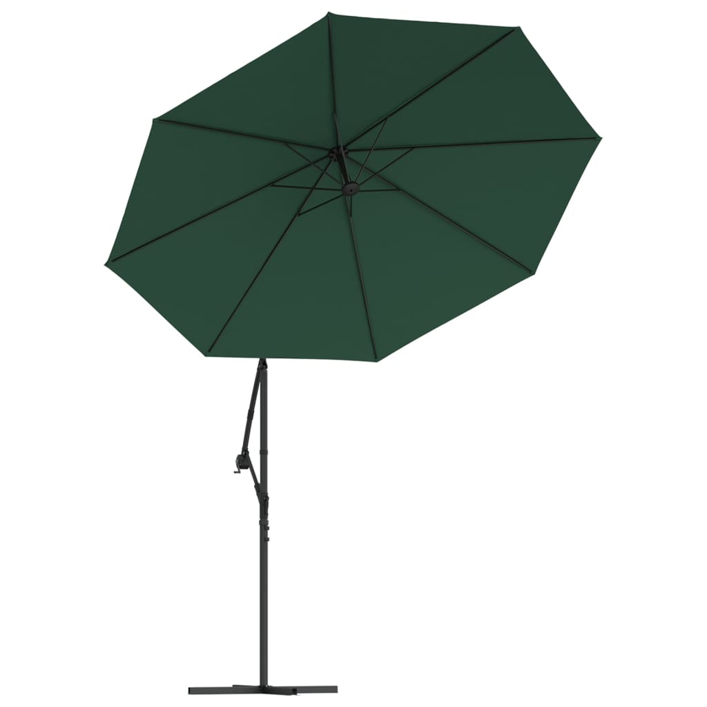 vida XL Pânză de schimb umbrelă de soare consolă, verde, 350 cm vida XL Pânză de schimb umbrelă de soare consolă, verde, 350 cm