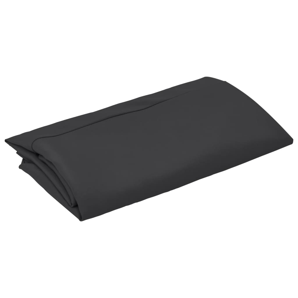 vida XL Pânză de schimb umbrelă de soare consolă, negru, 350 cm vida XL Pânză de schimb umbrelă de soare consolă, negru, 350 cm