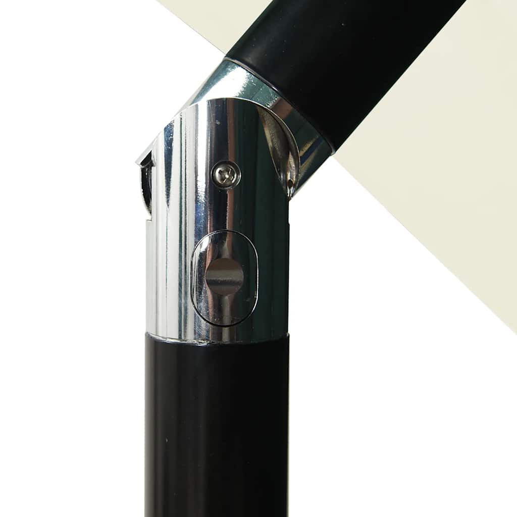 vidaXL Umbrelă de soare 3 niveluri, stâlp aluminiu, nisipiu, 2,5x2,5 m vidaXL Umbrelă de soare 3 niveluri, stâlp aluminiu, nisipiu, 2,5x2,5 m