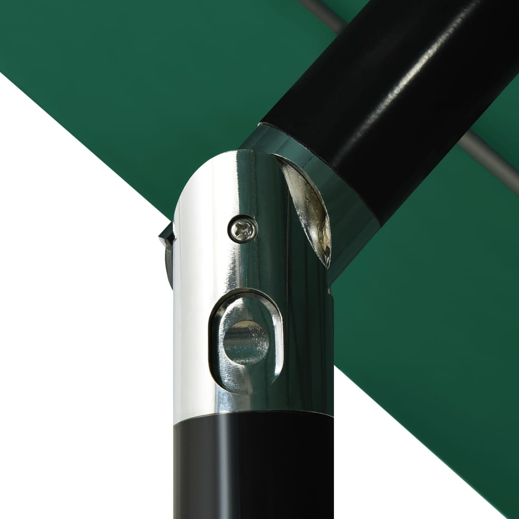 vidaXL Umbrelă grădină cu 3 niveluri, stâlp aluminiu, verde, 3,5 m vidaXL Umbrelă grădină cu 3 niveluri, stâlp aluminiu, verde, 3,5 m
