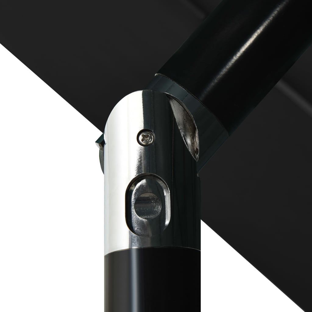 vidaXL Umbrelă grădină cu 3 niveluri, stâlp aluminiu, negru, 3,5 m vidaXL Umbrelă grădină cu 3 niveluri, stâlp aluminiu, negru, 3,5 m