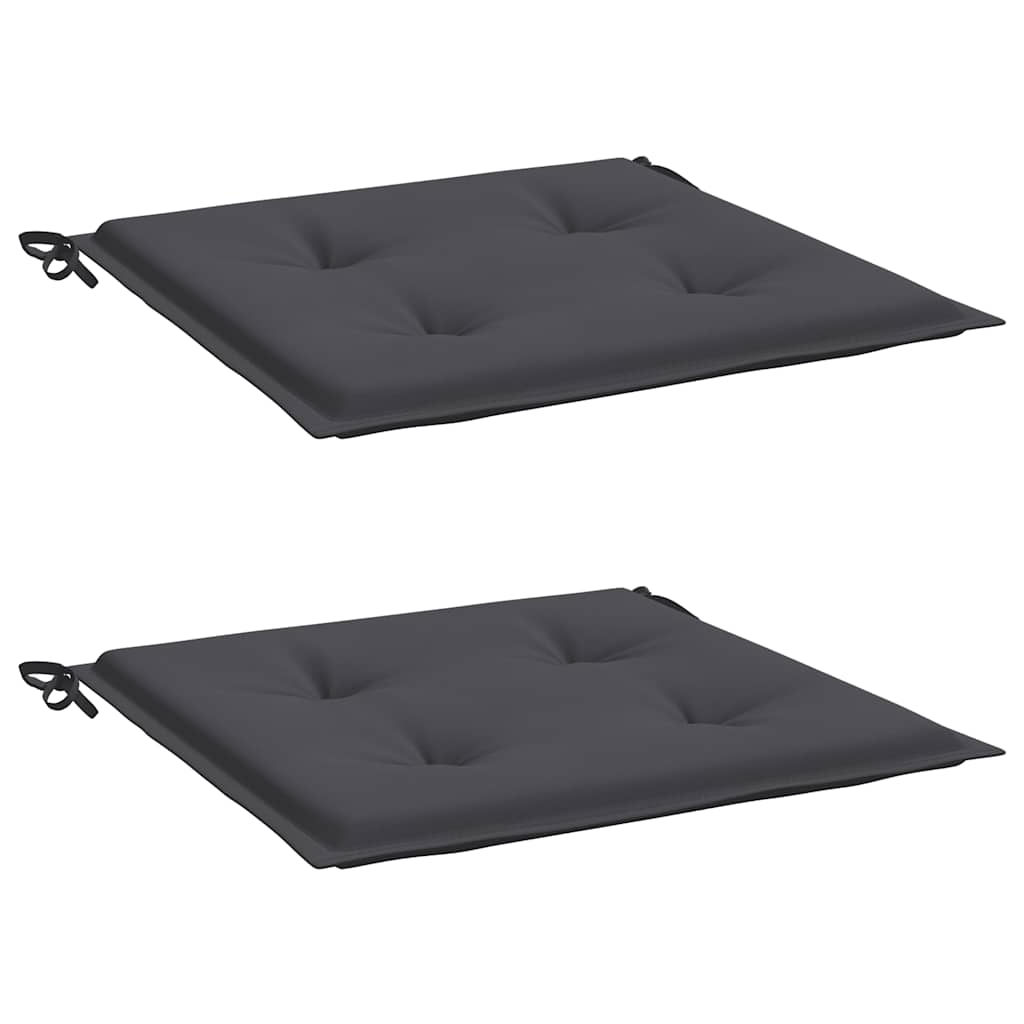 vidaXL Perne scaune grădină 2 buc. antracit 40x40x4 cm țesătură Oxford vidaXL Perne scaune grădină 2 buc. antracit 40x40x4 cm țesătură Oxford