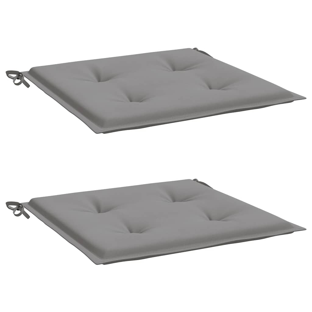 vidaXL Perne scaune grădină 2 buc. gri 40x40x4 cm țesătură Oxford vidaXL Perne scaune grădină 2 buc. gri 40x40x4 cm țesătură Oxford