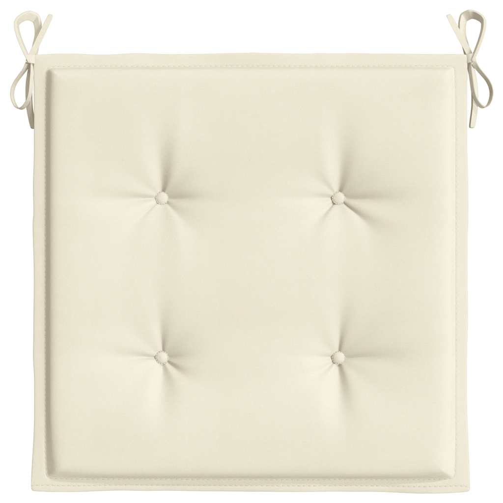 vidaXL Perne scaune grădină 6 buc. crem 40x40x4 cm țesătură Oxford vidaXL Perne scaune grădină 6 buc. crem 40x40x4 cm țesătură Oxford