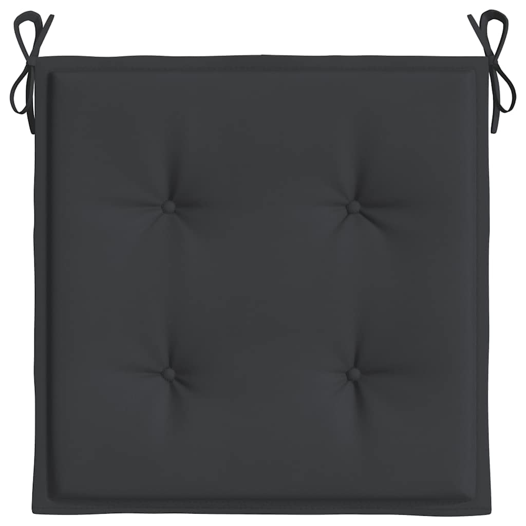 vidaXL Perne scaune grădină 6 buc. negru 40x40x4 cm țesătură Oxford vidaXL Perne scaune grădină 6 buc. negru 40x40x4 cm țesătură Oxford