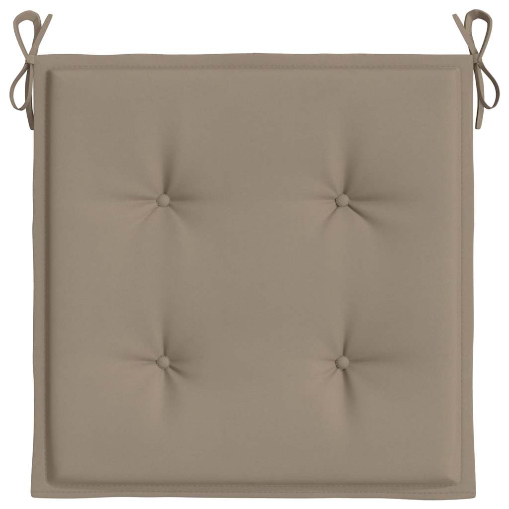 vidaXL Perne scaune grădină 6 buc. gri taupe 40x40x4cm țesătură Oxford vidaXL Perne scaune grădină 6 buc. gri taupe 40x40x4cm țesătură Oxford