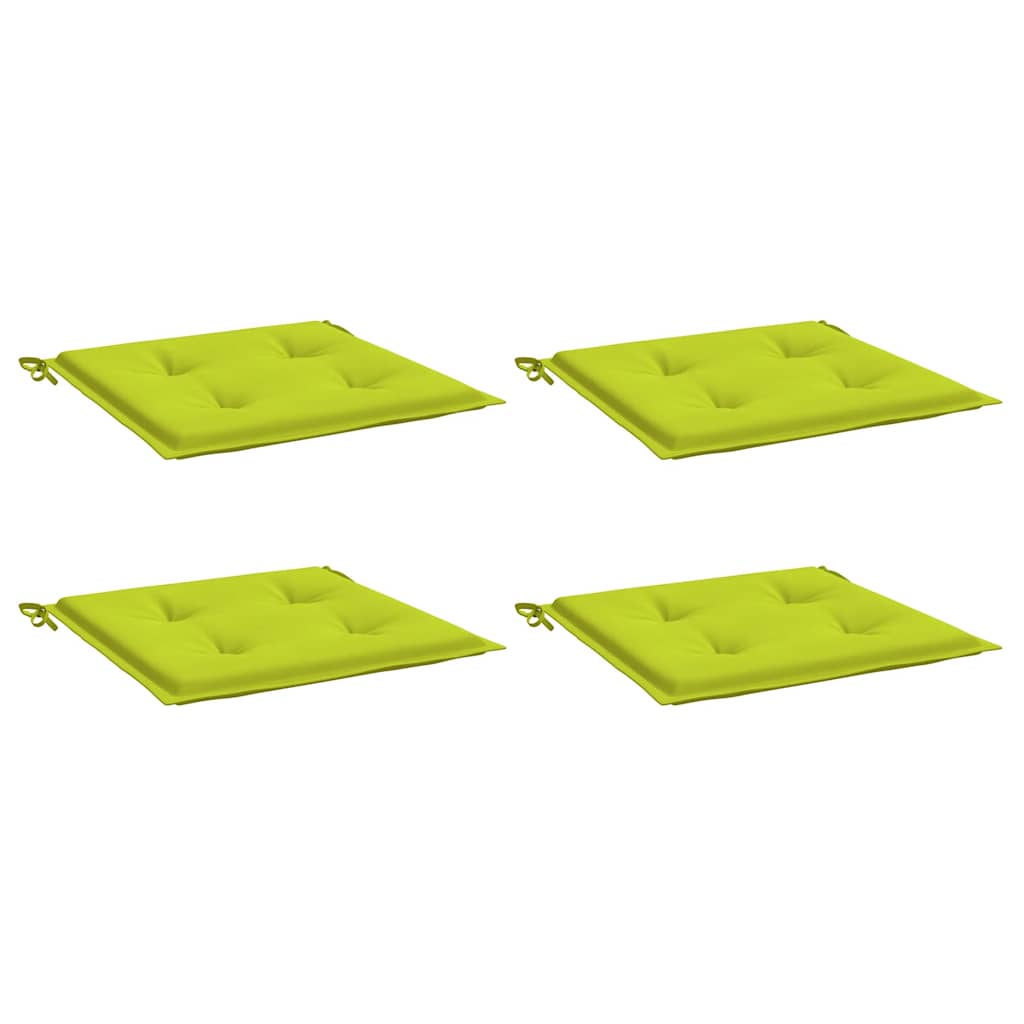 vidaXL Perne scaune grădină 4 buc. verde 40x40x4 cm țesătură Oxford vidaXL Perne scaune grădină 4 buc. verde 40x40x4 cm țesătură Oxford